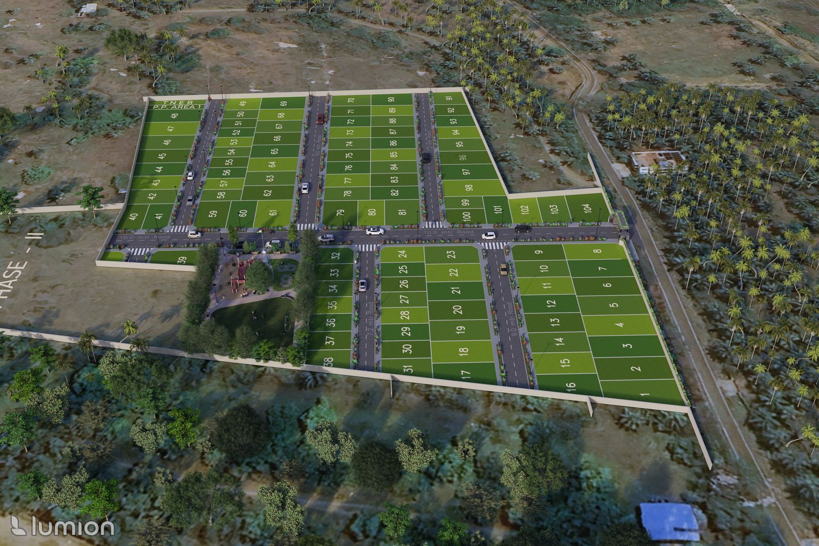 Vismaya masterplan, alternate angle