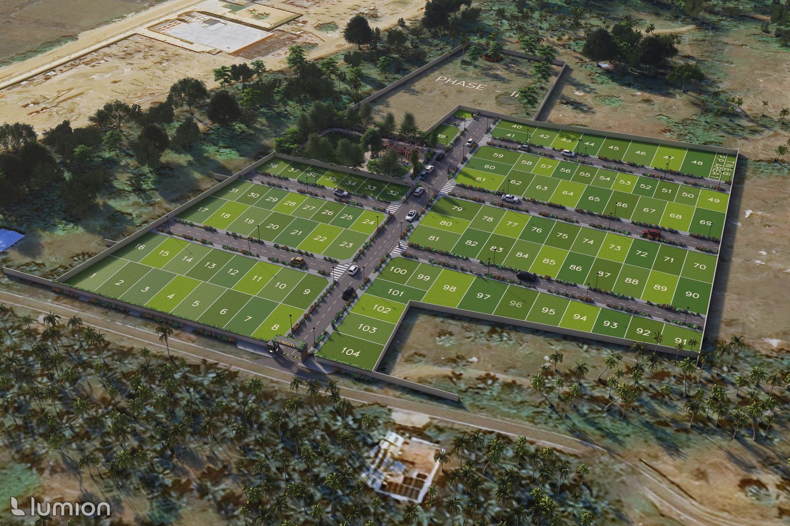 Vismaya masterplan, full layout view